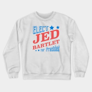 Elect Jed Bartlet for President, Stars Crewneck Sweatshirt